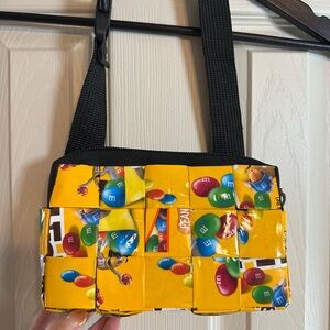 Colorful M&M's Candy Wrapper Bag